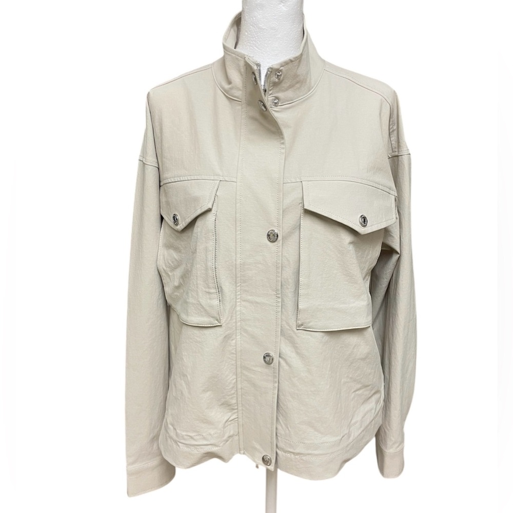 ANATOMIE Zip & Button Big Pocket Cargo Travel Lightweight Jacket Size Medium